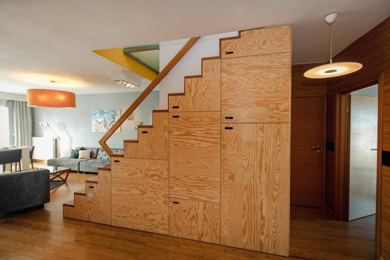 Dwupoziomowy, Rodzinny Apartament. Ochrona, Garaz. Varsó Kültér fotó