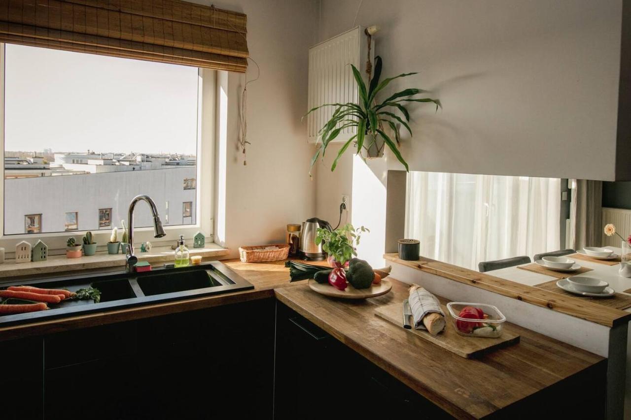 Dwupoziomowy, Rodzinny Apartament. Ochrona, Garaz. Varsó Kültér fotó