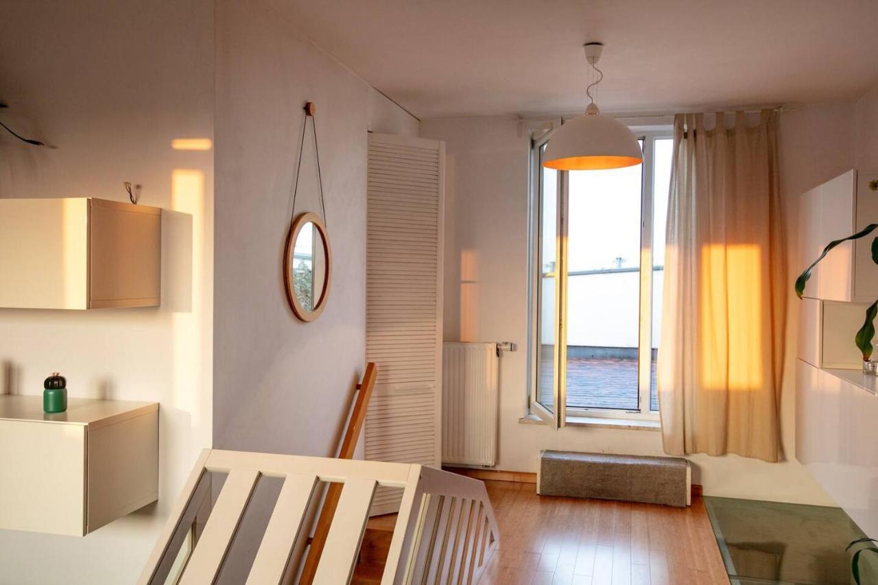 Dwupoziomowy, Rodzinny Apartament. Ochrona, Garaz. Varsó Kültér fotó
