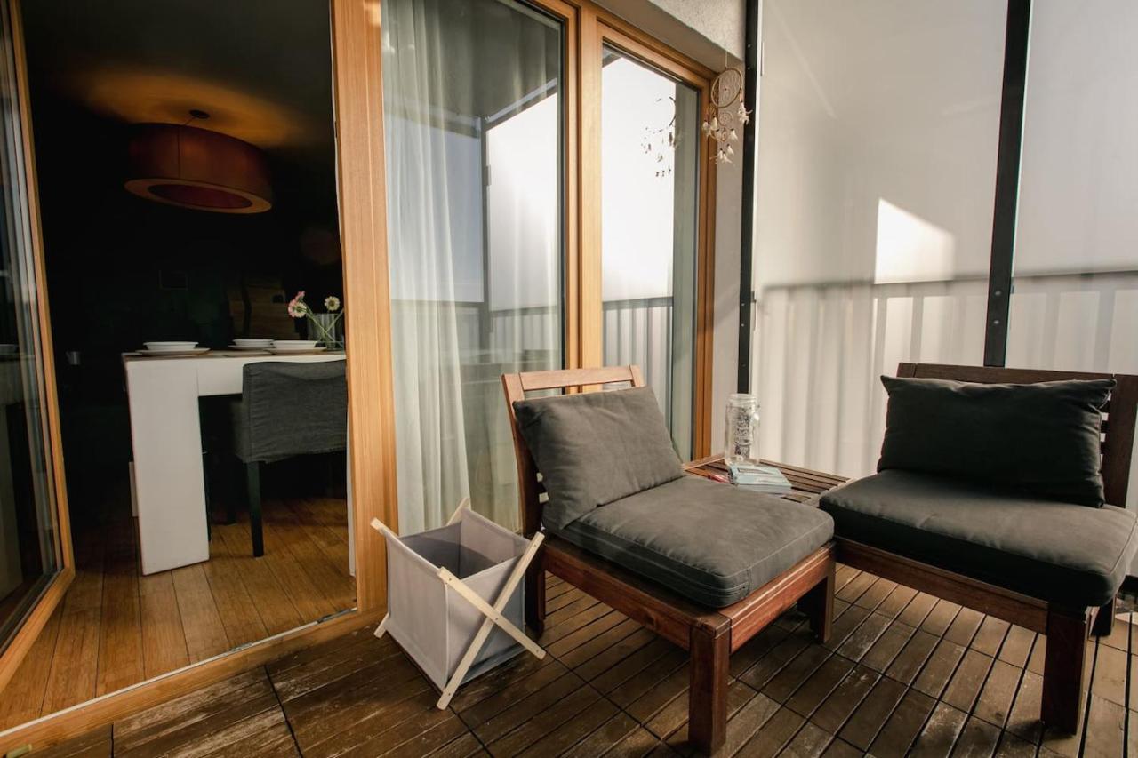 Dwupoziomowy, Rodzinny Apartament. Ochrona, Garaz. Varsó Kültér fotó