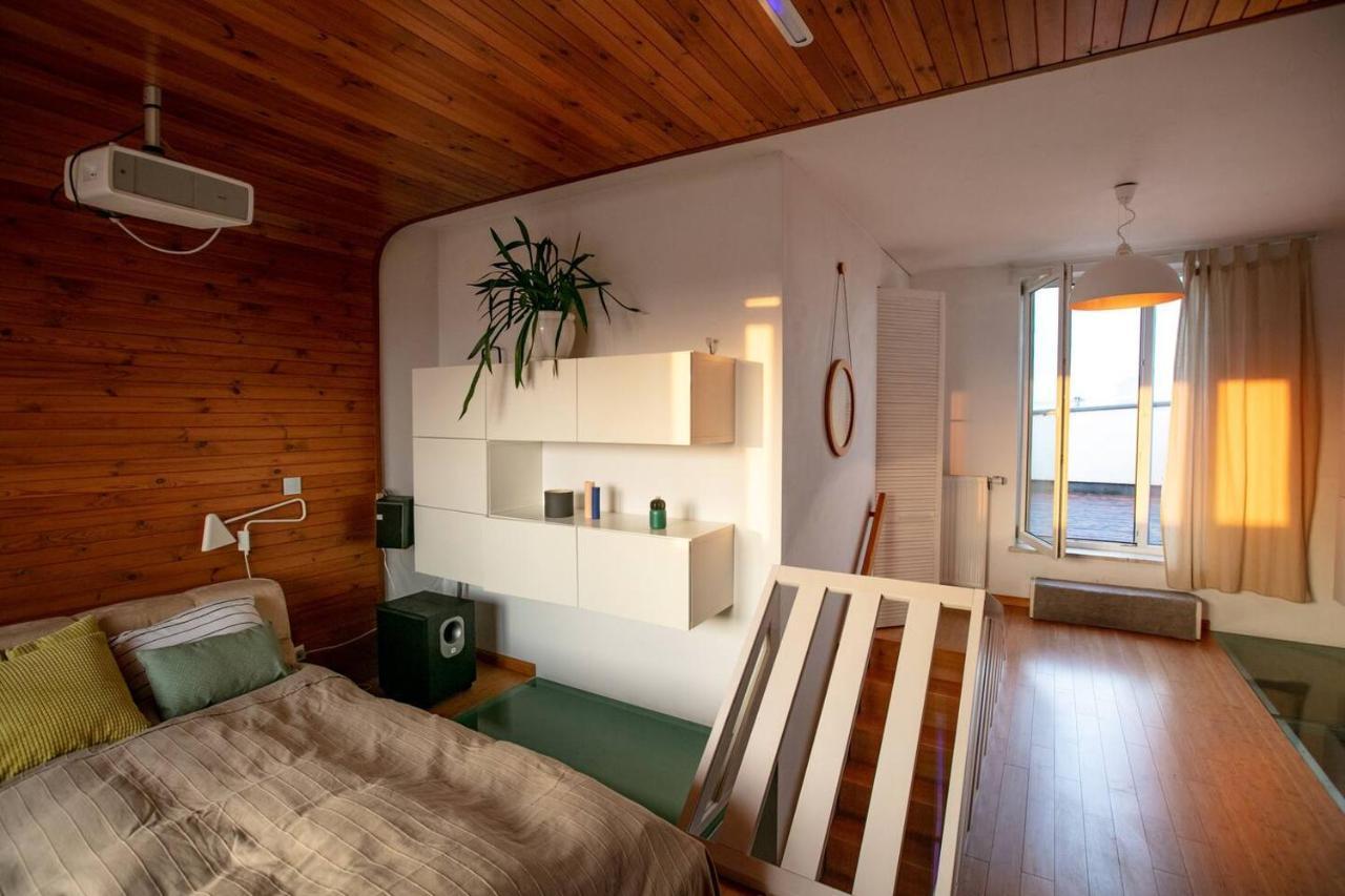 Dwupoziomowy, Rodzinny Apartament. Ochrona, Garaz. Varsó Kültér fotó